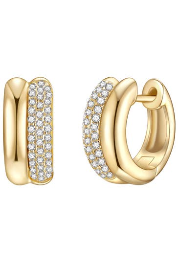 LULU & JANE Ohrringe Sterling Silber gelbgold