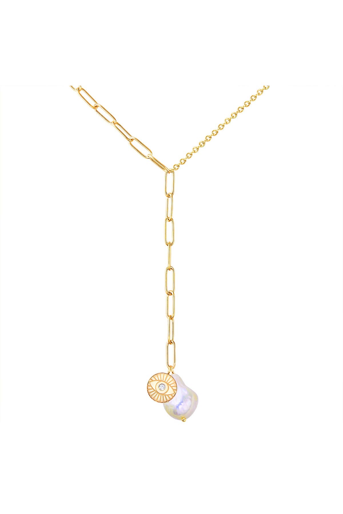 LULU & JANE Kette Metall-Legierung gelbgold, Bild 1