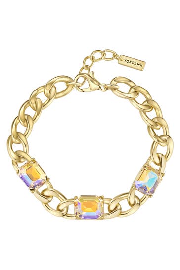 YOKOAMII Armband Messing gelbgold