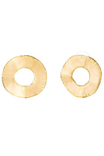 LULU & JANE Ohrringe Metall-Legierung gelbgold
