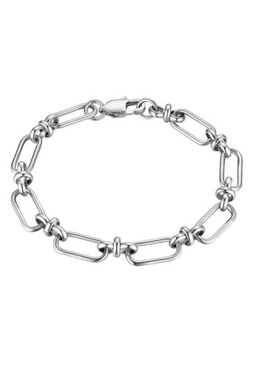 TRUE REBELS Armband Edelstahl silber