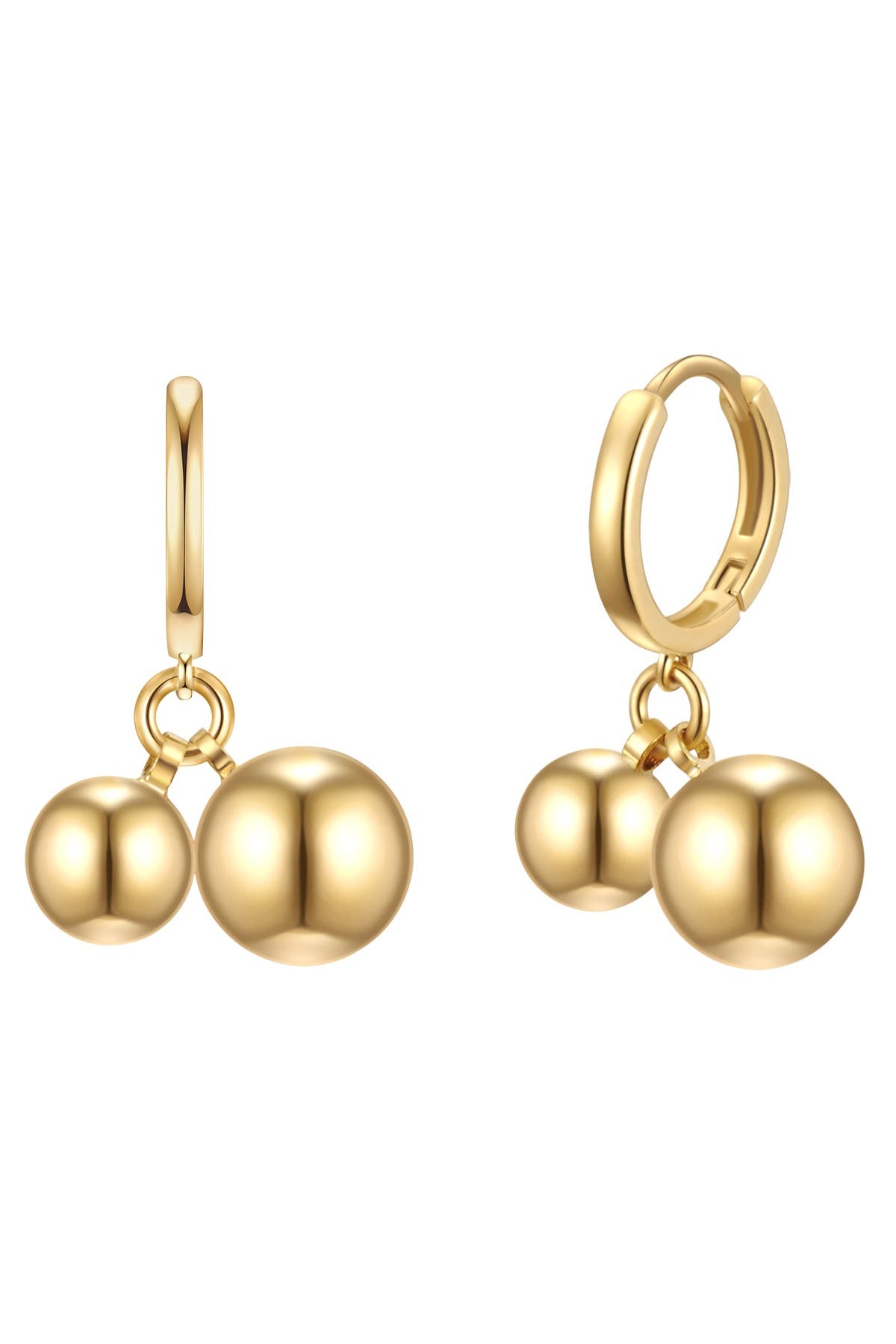 LULU & JANE Ohrringe Metall gelbgold, Bild 1