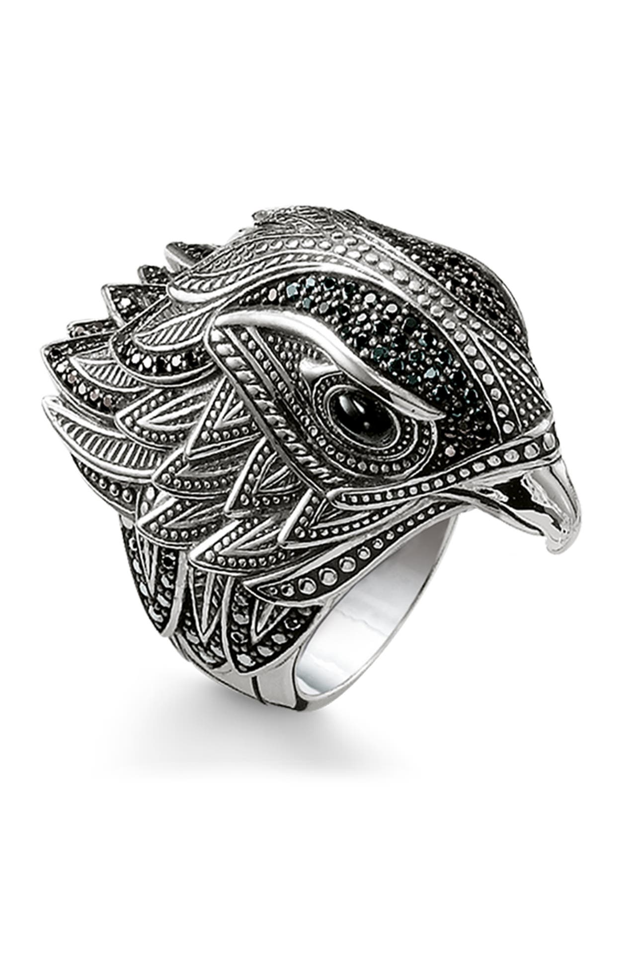 THOMAS SABO Ring 925er Sterlingsilber, geschwärzt silber-schwarz, Bild 1