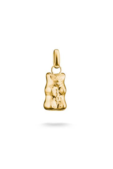 THOMAS SABO Charm-Goldbär-Anhänger Connect vergoldet 18k Vergoldung, Recyceltes 925 Silber