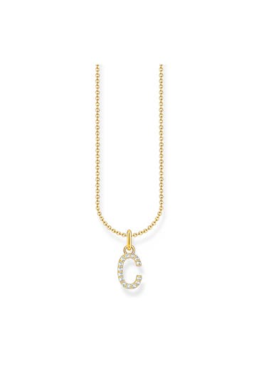 THOMAS SABO Kette 750 Gelbgold Vergoldung, 925 Sterlingsilber gold