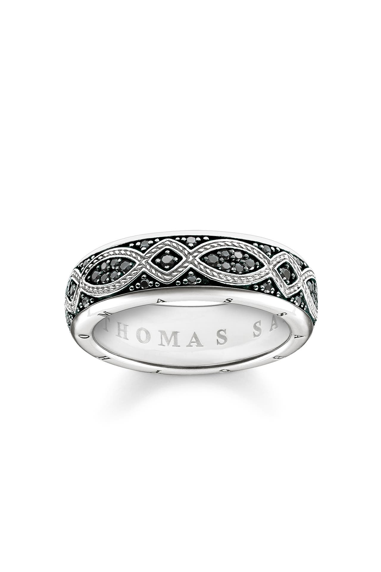 THOMAS SABO Ring 925er Sterlingsilber, geschwärzt silber-schwarz, Bild 1