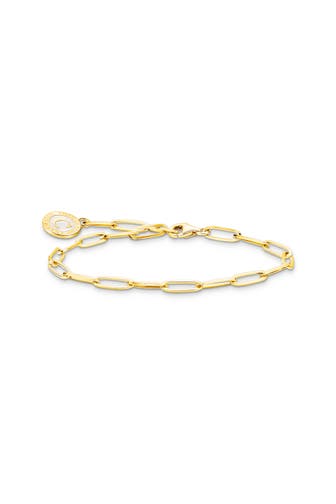THOMAS SABO Armband 750 Gelbgold Vergoldung, 925 Sterlingsilber, Kaltemail gelbgoldfarben,silberfarben,weiß