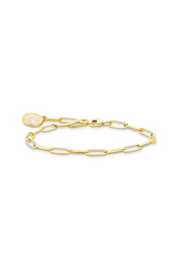THOMAS SABO - Armband 750 Gelbgold Vergoldung, 925 Sterlingsilber, Kaltemail gelbgoldfarben,silberfarben,weiß