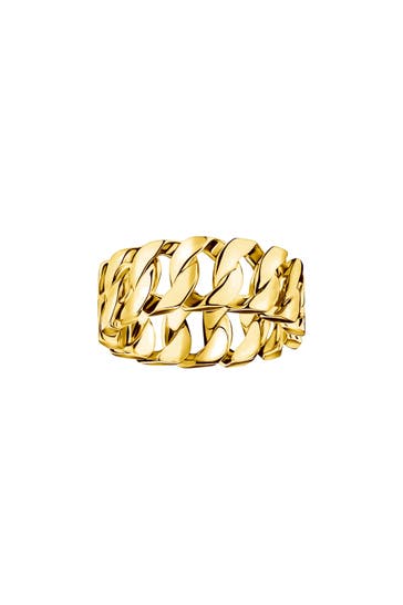 THOMAS SABO Ring Recyceltes 925 Silber, 18k Vergoldung gold
