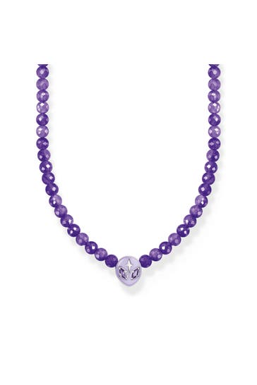 THOMAS SABO Kette 925 Sterlingsilber, Kaltemail silber