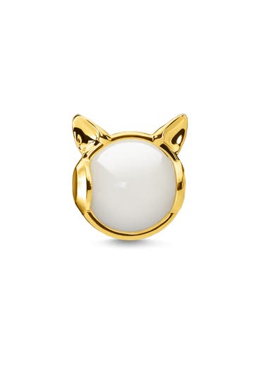 THOMAS SABO Bead Katzenohren gold 925 Sterlingsilber, 750 Gelbgold Vergoldung