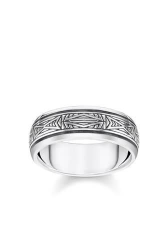 THOMAS SABO Ring 925 Sterlingsilber, geschwärzt silber