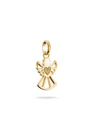 THOMAS SABO Charm-Anhänger Beschützer der Liebe Connect vergoldet 18k Vergoldung, Recyceltes 925 Silber