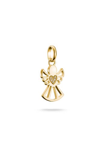 THOMAS SABO Charm-Anhänger Beschützer der Liebe Connect vergoldet 18k Vergoldung, Recyceltes 925 Silber