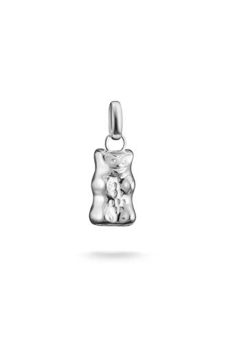 THOMAS SABO Charm-Goldbär-Anhänger Connect Silber Recyceltes 925 Silber