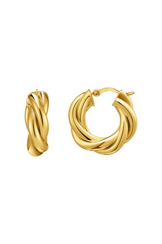 THOMAS SABO Creolen 925 Sterlingsilber, 750 Gelbgold Vergoldung