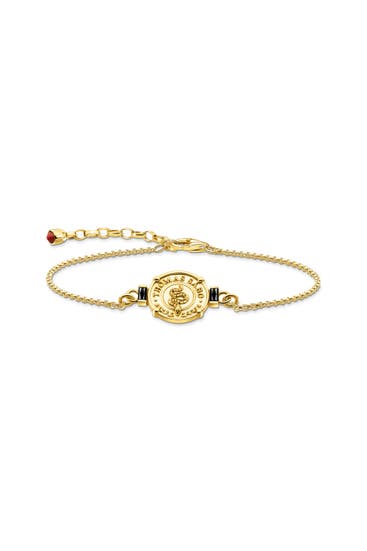 THOMAS SABO - Armband 925 Sterlingsilber, 750 Gelbgold Vergoldung gold