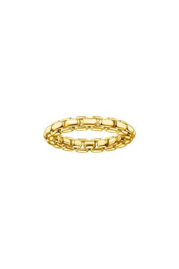 THOMAS SABO Ring Recyceltes 925 Silber, 18k Vergoldung gold
