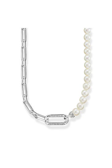 THOMAS SABO Kette 925 Sterlingsilber, geschwärzt silber