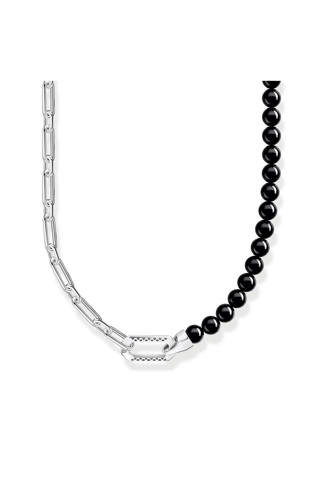 THOMAS SABO Kette 925 Sterlingsilber, geschwärzt silber-schwarz, Bild 1