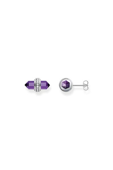 THOMAS SABO Ohrringe 925 Sterlingsilber, geschwärzt silber