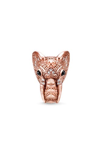 THOMAS SABO Bead Elefant 750 Roségold Vergoldung, 925 Sterlingsilber