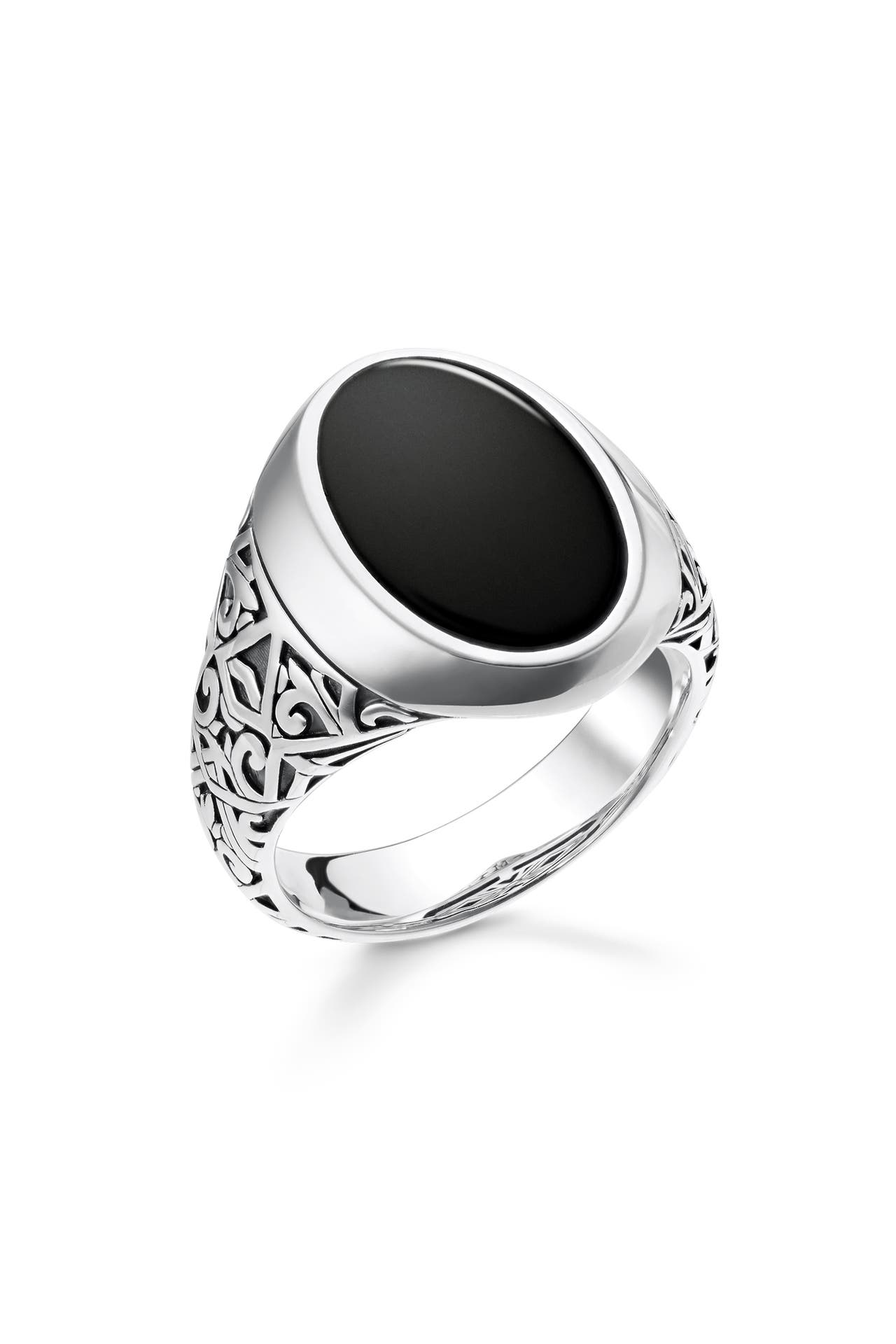 THOMAS SABO Ring 925 Sterlingsilber, geschwärzt silber-schwarz, Bild 1
