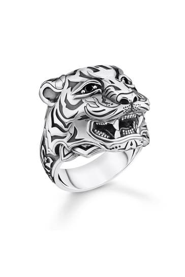 THOMAS SABO Ring 925 Sterlingsilber, geschwärzt