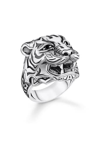 THOMAS SABO Ring 925 Sterlingsilber, geschwärzt