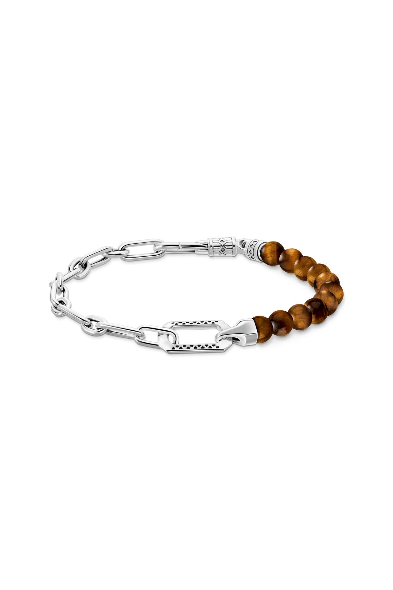 THOMAS SABO Armband 925 Sterlingsilber, geschwärzt braun, Bild 1