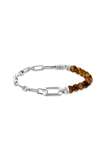THOMAS SABO - Armband 925 Sterlingsilber, geschwärzt braun