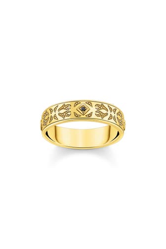 THOMAS SABO Ring 925 Sterlingsilber, 750 Gelbgold Vergoldung gold