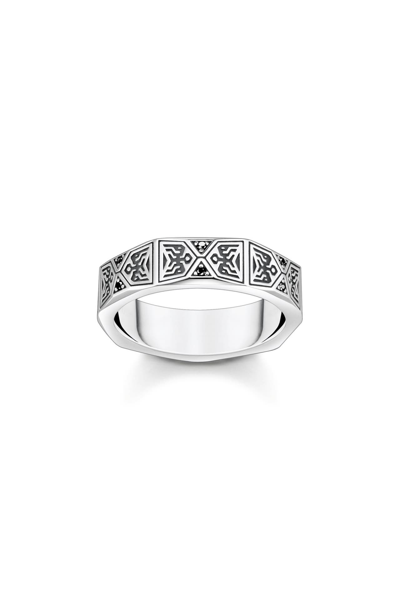 THOMAS SABO Ring 925 Sterlingsilber, geschwärzt silber-schwarz, Bild 1