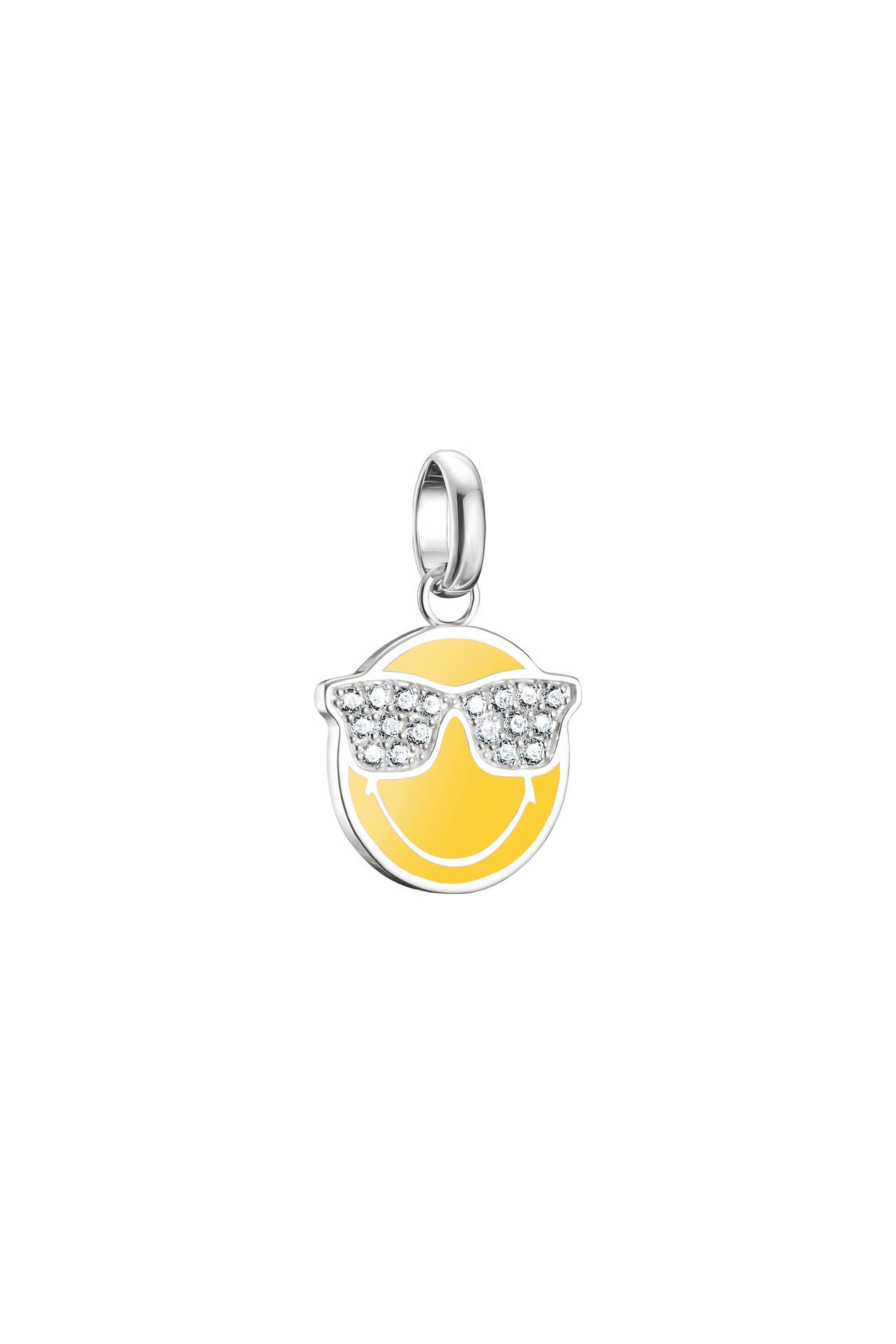 THOMAS SABO SMILEYWORLD® Sunglasses Charm-Anhänger Connect Silber Recyceltes 925 Silber, geschw., Kaltemail, Bild 1