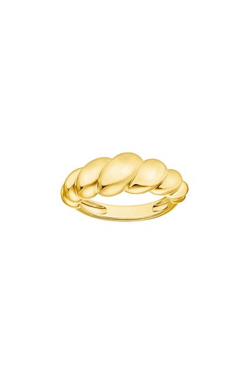 THOMAS SABO Ring Recyceltes 925 Silber gold