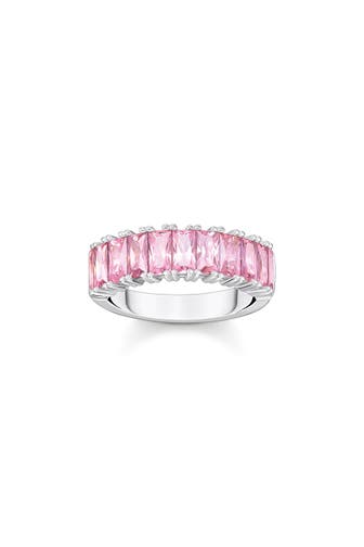 THOMAS SABO Ring 925 Sterlingsilber silber-pink