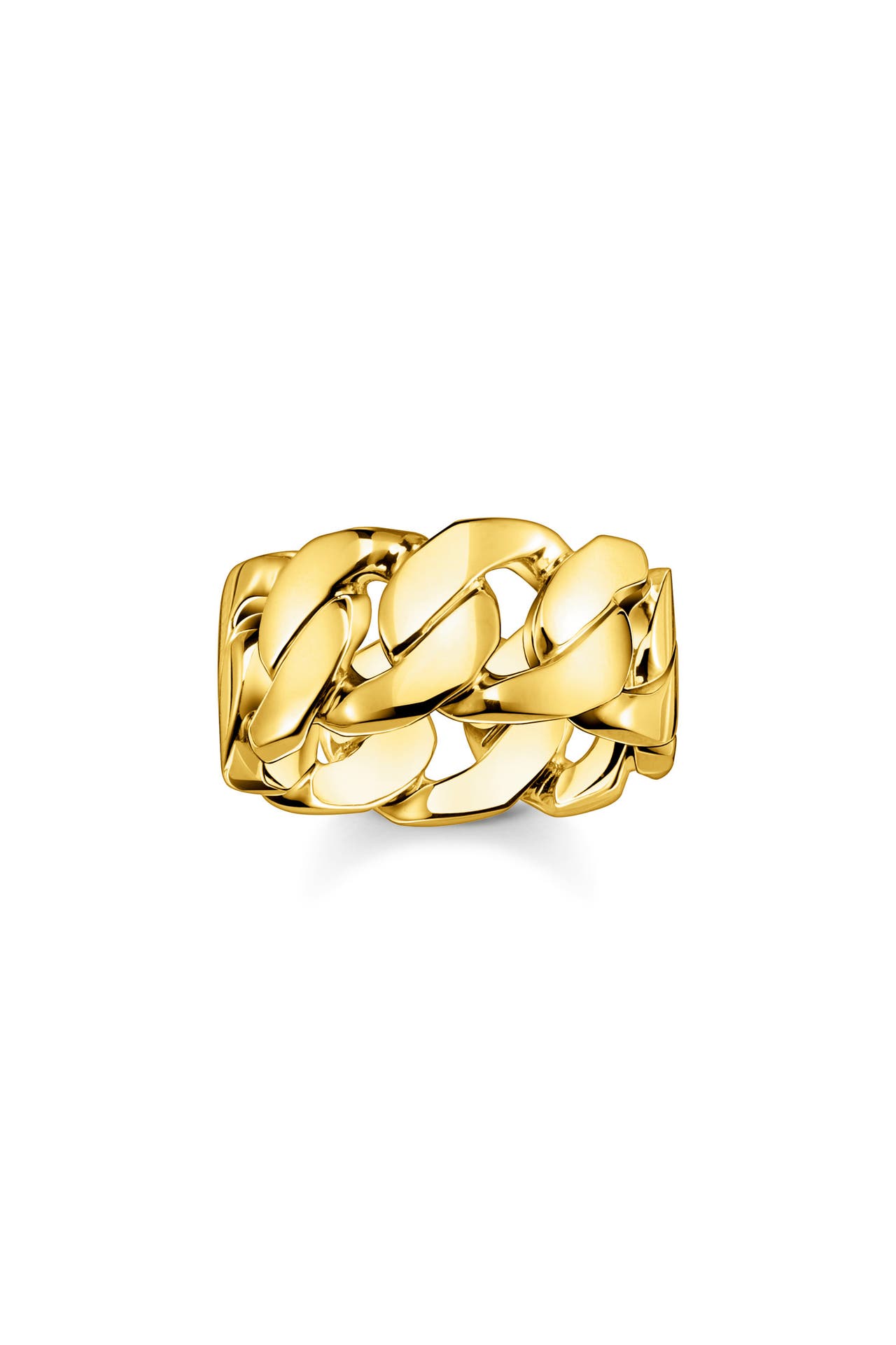 THOMAS SABO Ring 925 Sterlingsilber, 750 Gelbgold Vergoldung gold, Bild 1