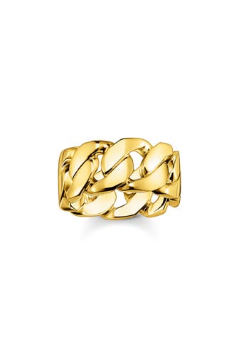 THOMAS SABO Ring 925 Sterlingsilber, 750 Gelbgold Vergoldung gold