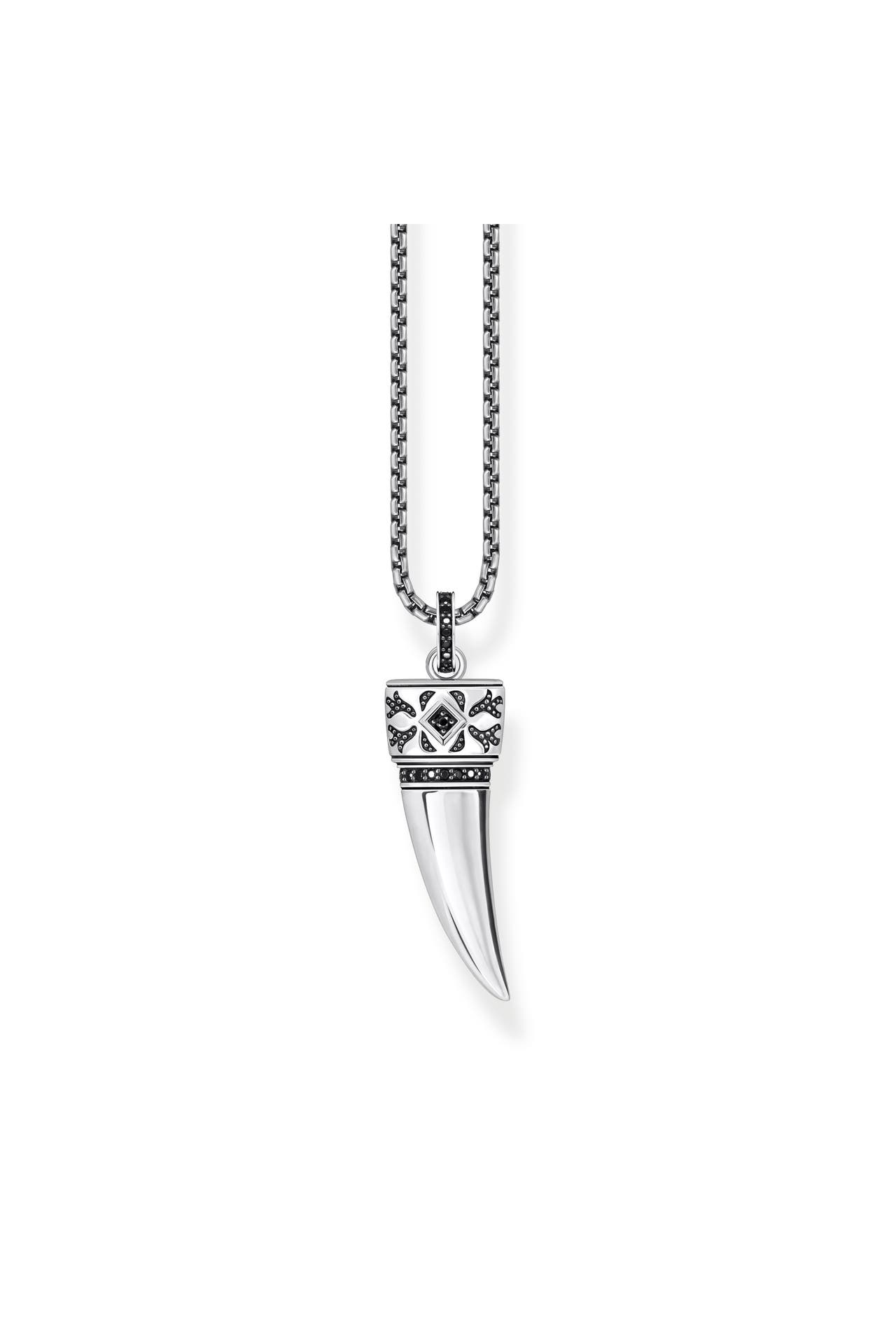 THOMAS SABO Kette 925 Sterlingsilber, geschwärzt silber-schwarz, Bild 1