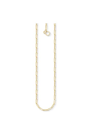 THOMAS SABO Kette 18k Vergoldung, Recyceltes 925 Silber gold