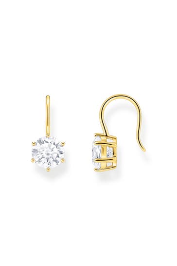 THOMAS SABO Ohrringe 925 Sterlingsilber, 750 Gelbgold Vergoldung gold