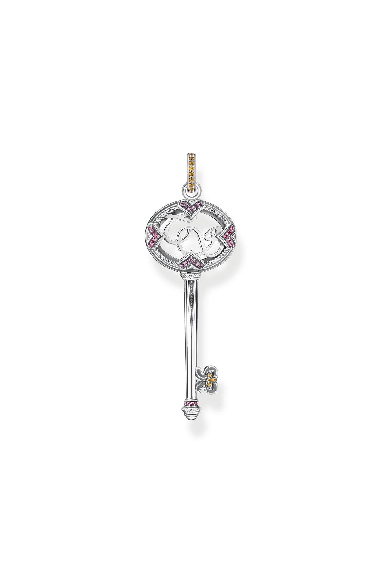 THOMAS SABO Anhänger Schlüssel silber 925 Sterlingsilber, geschwärzt, Bild 1