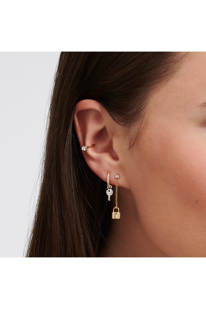 THOMAS SABO Anhänger Kreuz orange Steine 925 Sterlingsilber, 750 Gelbgold Vergoldung » günstig
