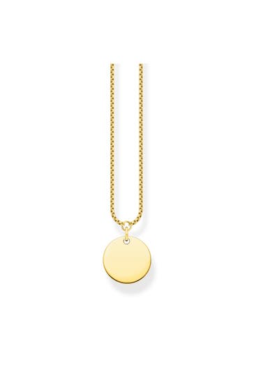 THOMAS SABO Kette 925 Sterlingsilber, 750 Gelbgold Vergoldung gold