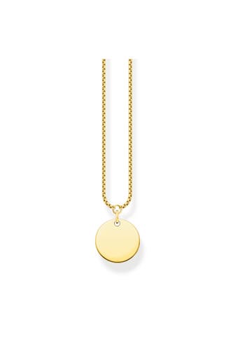 THOMAS SABO Kette 925 Sterlingsilber, 750 Gelbgold Vergoldung gold