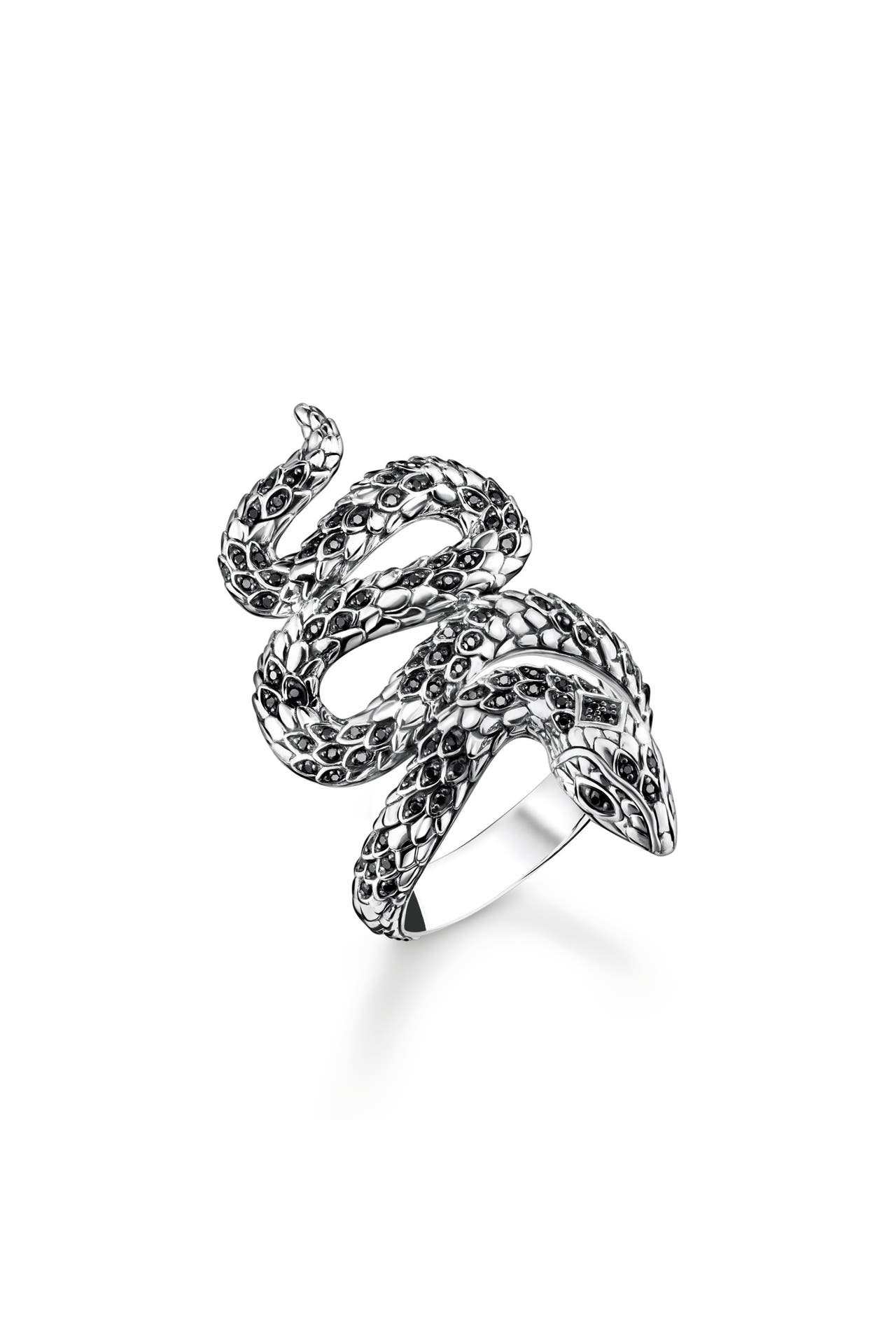 THOMAS SABO Ring 925 Sterlingsilber, geschwärzt silber-schwarz, Bild 1
