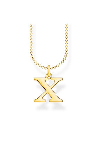 THOMAS SABO Kette 925 Sterlingsilber, 750 Gelbgold Vergoldung gold