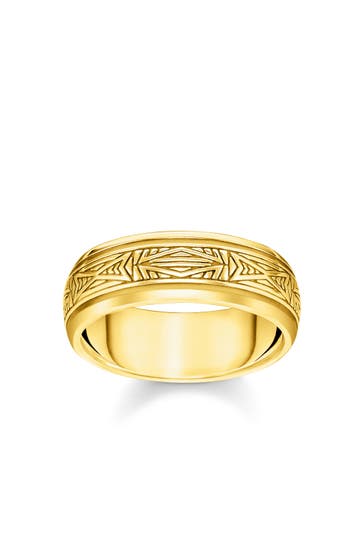 THOMAS SABO Ring Ornamente gold 925 Sterlingsilber, 750 Gelbgold Vergoldung