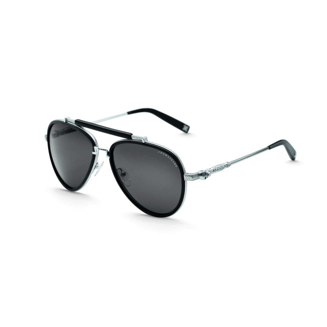 THOMAS SABO Sonnenbrille silberfarben-matt,schwarz-matt, Bild 1
