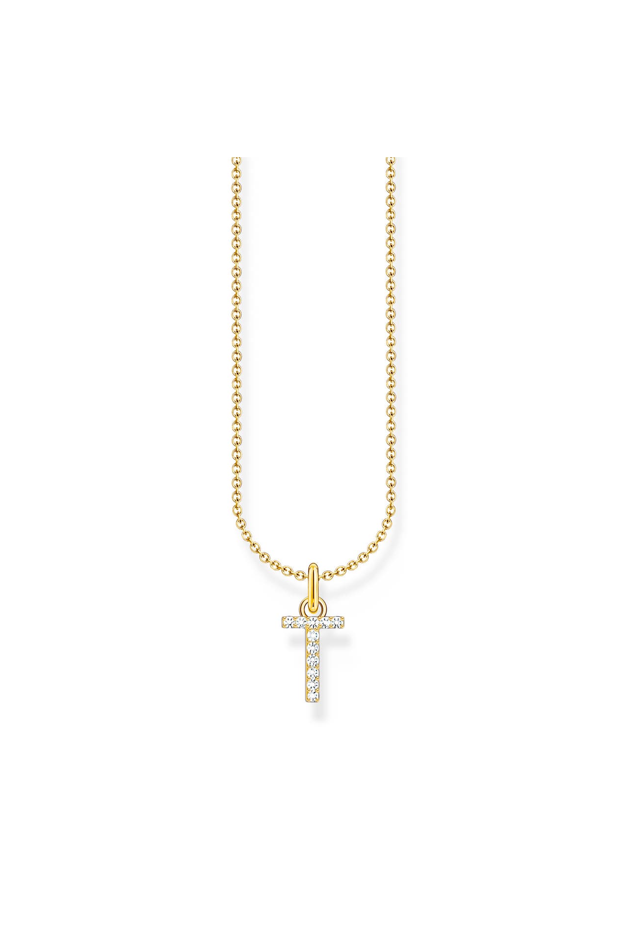 THOMAS SABO Kette 750 Gelbgold Vergoldung, 925 Sterlingsilber gold, Bild 1